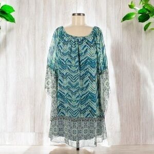 Cocomo dress womens M Blue Casual Summer Knee Length Summer Dress Party